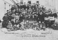 Russischer Photograph um 1898: Jüdische Arbeiter einer Tabakfabrik in Feodosija auf der Krim