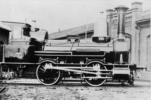 Deutscher Photograph um 1870: Lokomotive »Donnersberg«