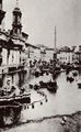 Italienischer Photograph um 1865: Piazza Navona mit dem »lago estivo«