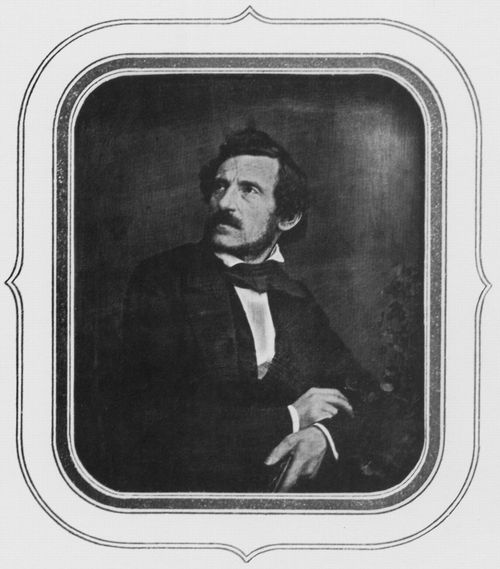 Deutscher Photograph um 1860: Portrt des Daguerreotypisten Carl Ferdinand Stelzner