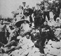 Israelischer Photograph um 1898: Russische Pilger in Jerusalem