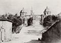 Italienischer Photograph um 1860: S. Maria Maggiore von der Via delle Quattro Fontane aus gesehen