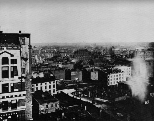 Amerikanischer Photograph um 1890: Unteres Manhattan