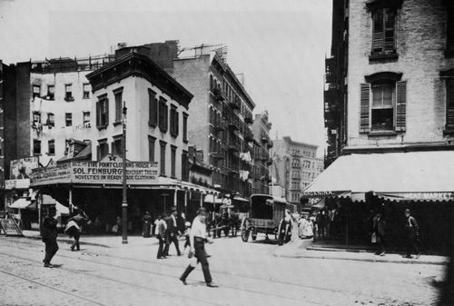 Amerikanischer Photograph um 1895: Worth und Baxter Street