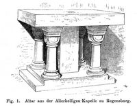 Fig. 1. Altar aus der Allerheiligen-Kapellen zu Regensburg.