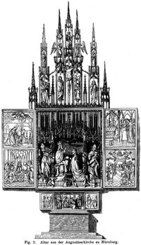 Fig. 2. Altar aus der Augustinerkirche zu Nürnberg.