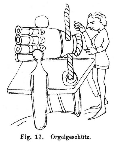 Fig. 17. Orgelgeschütz.
