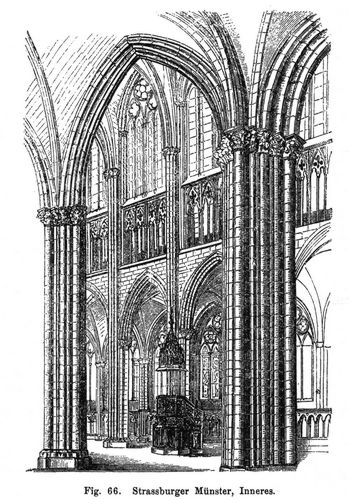 Fig. 66. Strassburger Münster, Inneres.