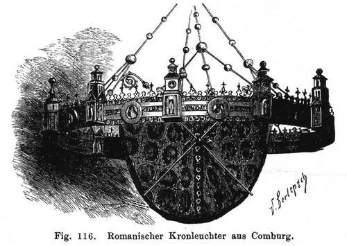 Fig. 116. Romanischer Kronleuchter aus Comburg. 