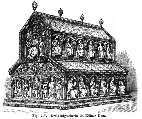 Fig. 117. Dreikönigsschrein im Kölner Dom. 