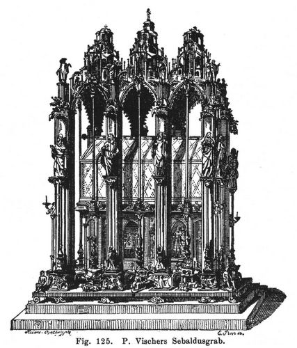 Fig. 125. P. Vischers Sebaldusgrab. 