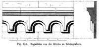 Fig. 151. Bogenfries von der Kirche zu Schöngrabern. 