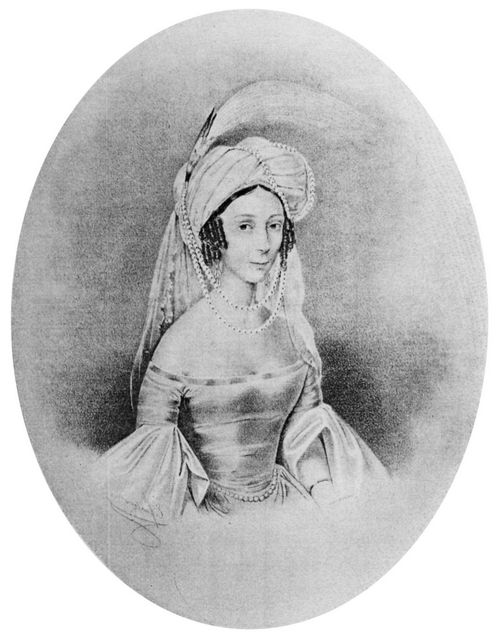 Marie Theresia Löw als Rebekka in Templer und Jüdin.