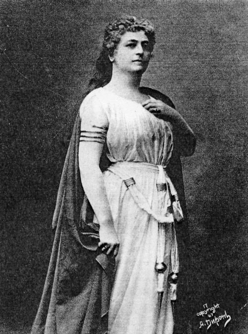 Lilli Lehmann als Isolde in Tristan und Isolde