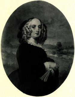 Fanny Lewald (Gemälde von M. Stohl)
