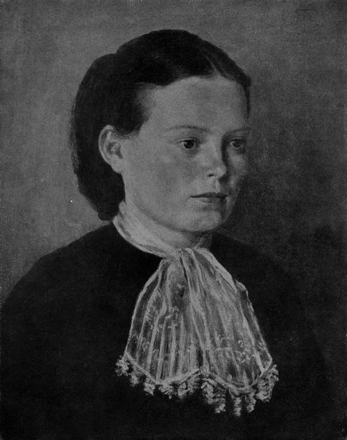 Meine Schwester Agathe Thoma 1873