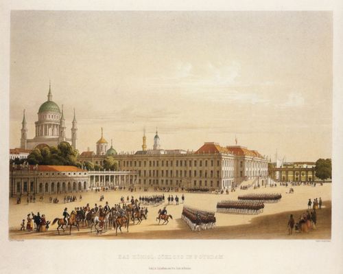 Sandmann, Franz Joseph: Potsdam, Stadtschloss und Nikolaikirche