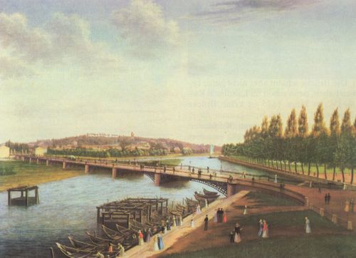 Barth, Wilhelm: Potsdam, Lange Brcke mit Blick auf den Brauhausberg