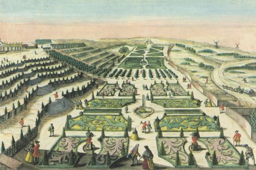 Probst, Georg Balthasar: Potsdam, Schlosspark Sanssouci (Terrassenanlage und stlicher Lustgarten)