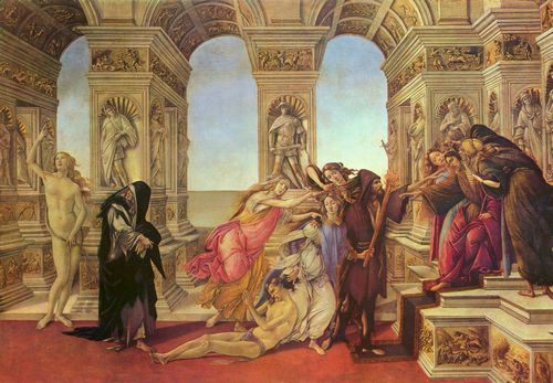 Botticelli, Sandro: Die Verleumdung