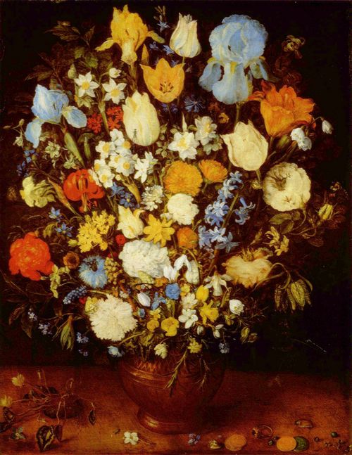 Bruegel d. ., Jan: Kleiner Blumenstrau in einem Tongef
