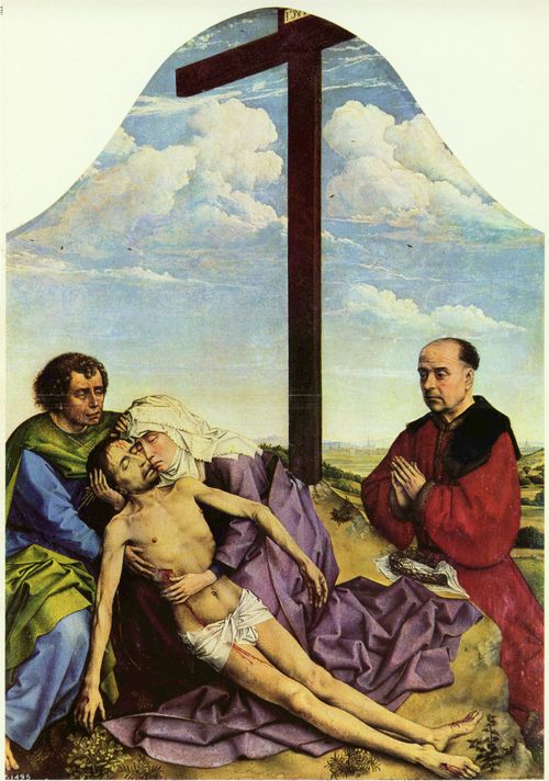 Weyden, Rogier van der: Beweinung Christi, Fragment
