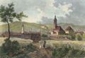 Umbach, Friedrich Julius: Gera, Gesamtansicht, im Hintergrund Schloss Osterstein