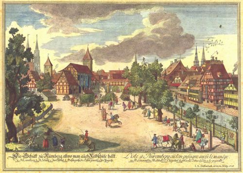 Delsenbach, Johann Adam: Nrnberg, Schtt, Reitschule