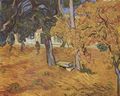 Gogh, Vincent Willem van: Der Park des Spitals St-Paul in Saint-Rémy