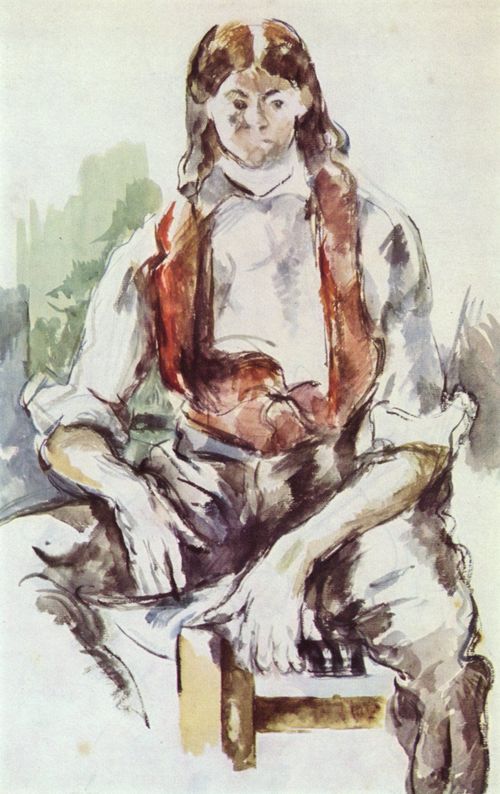 Czanne, Paul: Knabe mit roter Weste
