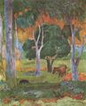 Gauguin, Paul: Landschaft auf La Dominique (Hiva Oa)
