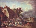 Teniers d. J., David: Große Dorfkirmes mit dem tanzenden Paar