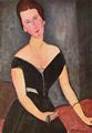 Modigliani, Amedeo: Portrt der Frau van Muyden