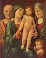 Mantegna, Andrea: Die Hl. Familie mit Hl. Elisabeth und Johannesknaben