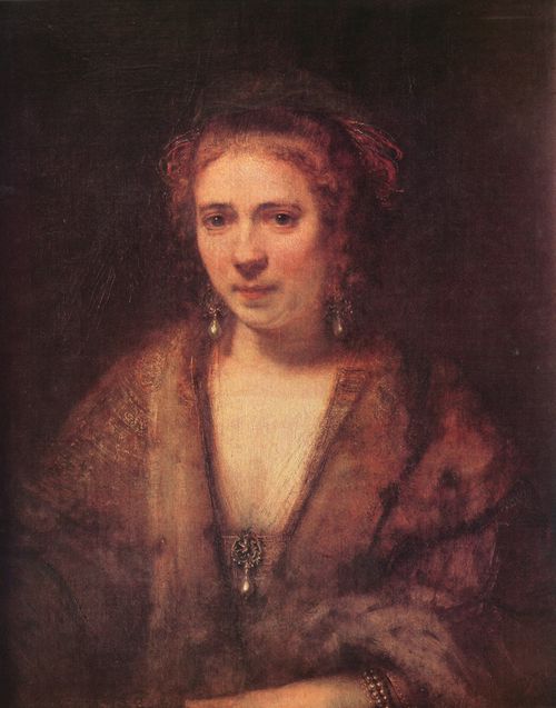 Rembrandt Harmensz. van Rijn: Portrt der Hendrickje Stoffels