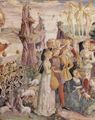 Cossa, Francesco del: Fresken mit den Monatsdarstellungen März, April, Mai im Palazzo Schifanoia, Szene: April-Triumphzug der Venus, Detail