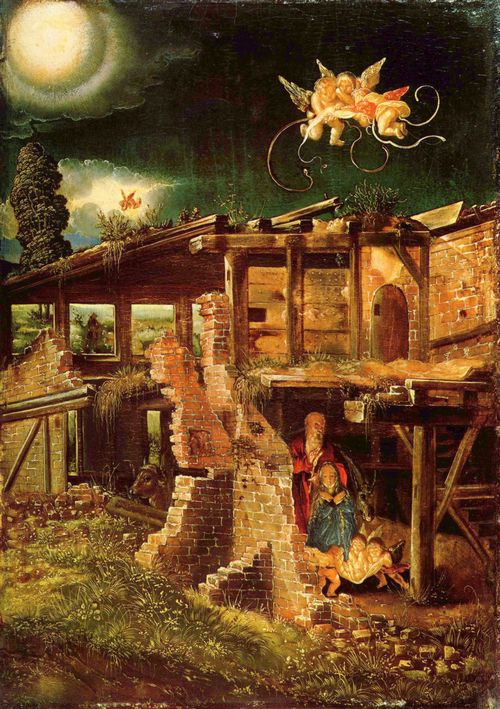 Altdorfer, Albrecht: Die Heilige Nacht (Geburt Christi)