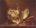 Chardin, Jean-Baptiste Siméon: Stillleben mit aufgehängtem Truthahn