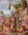 Bacchiacca: Moses schlgt Wasser aus dem Felsen