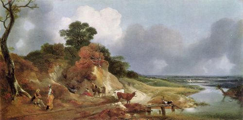 Gainsborough, Thomas: Landschaft mit dem Dorfe Cornard