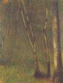 Seurat, Georges: Wald in Pontaubert