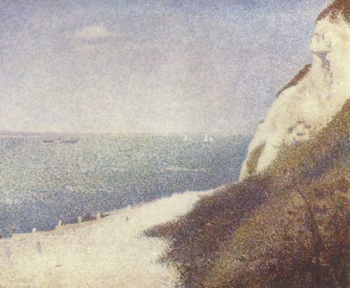 Seurat, Georges: Der Strand »Le Bas Butin« in Honfleur