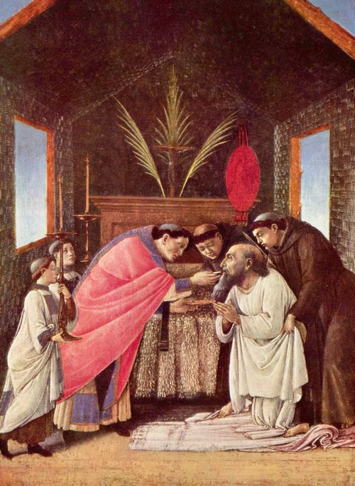 Botticelli, Sandro: Die Letzte Kommunion des Hl. Hieronymus