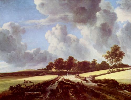 Ruisdael, Jacob Isaaksz. van: Weizenfelder