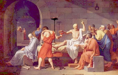 David, Jacques-Louis: Tod des Sokrates