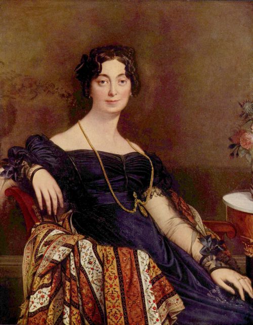 Ingres, Jean Auguste Dominique: Porträt der Madame Leblanc