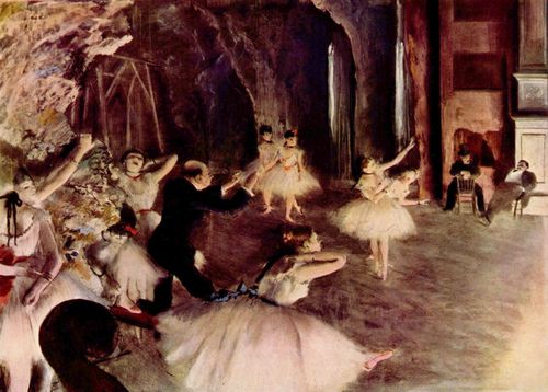 Degas, Edgar Germain Hilaire: Bhnenprobe