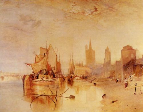Turner, Joseph Mallord William: Kln, Ankunft eines Postschiffes (Cologne, the Arrival of a Packet Boat. Evening)