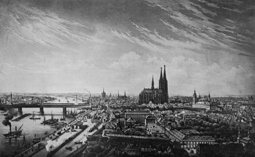 Holzer, A.: Köln, Ansicht von St. Kunibert aus