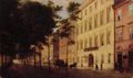 Gärtner, Eduard: Berlin, Unter den Linden, Hôtel de St. Petersburg